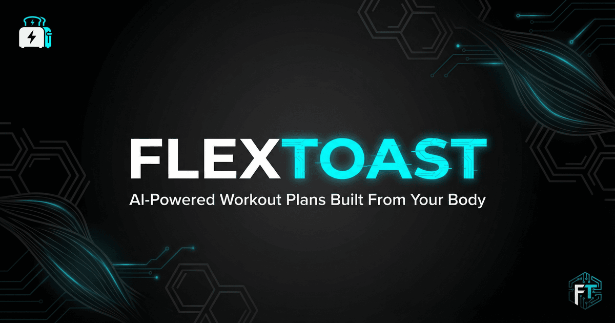 Screenshot of FlexToast, Photo-based workout and nutrition plans, paid once and kept